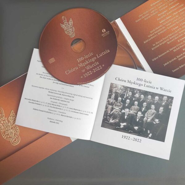 Płyta CD „100-lecie Chóru Męskiego Lutnia w Warcie”