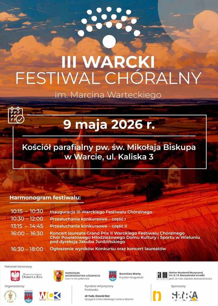 III Warcki Festiwal Chóralny im. Marcina Warteckiego